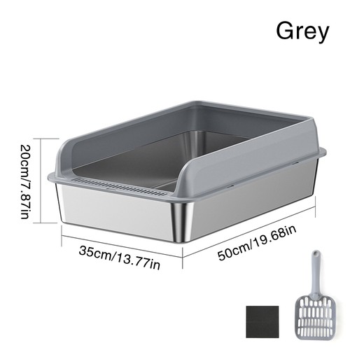 Large stainless steel - large, cat