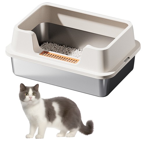 Medium stainless steel pet cat - pet,