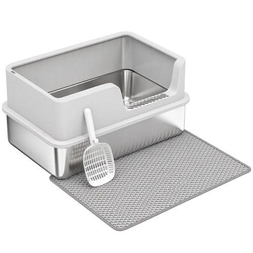 Pawhut stainless steel - stainless,