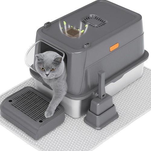 Stainless steel cat - stainless,